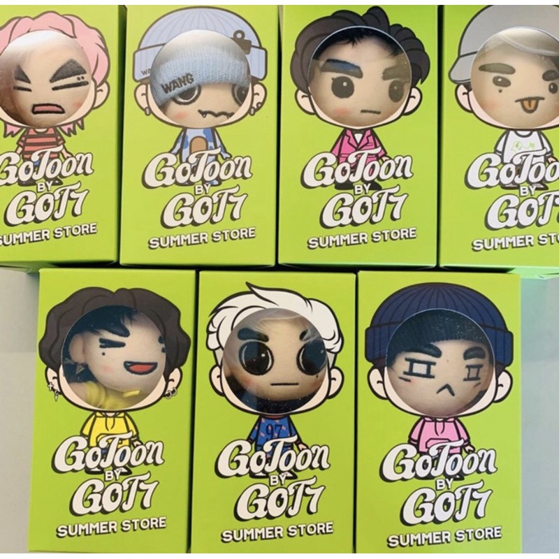 GOTOON BY GOT7 summer store / gotoon doll 2020 /BONEKA GOT7 OFFICIAL / MAGNET DOLL SUMMER STORE 2020