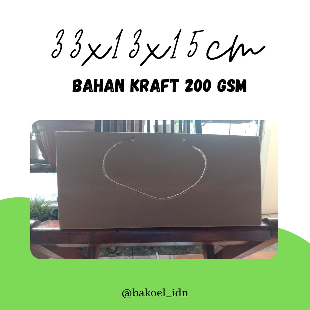 

Paper Bag Brownies Tas Kraft Serbaguna Tebal Kuat dan Aman