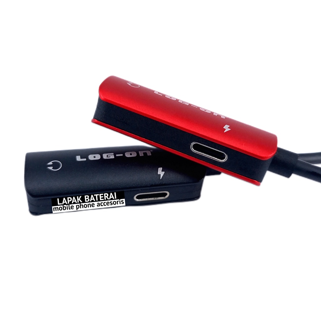 LOG - ON Audio Splitter  | Audio Converter Iphone Lightning 2 IN 1 - CMC03