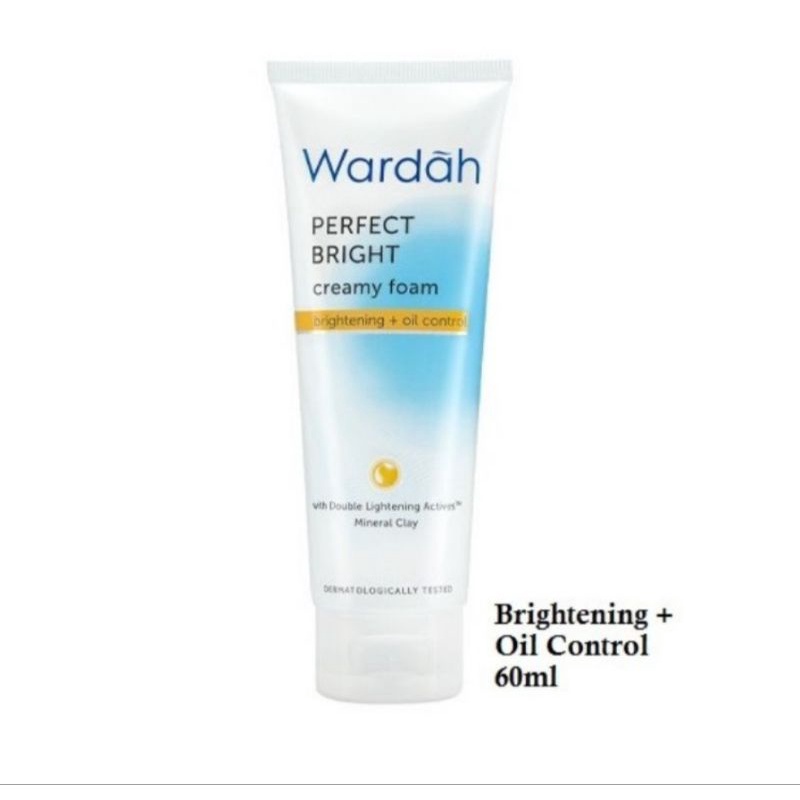 WARDAH Perfect Bright Creamy Foam/Facial Foam Oil Control/BPOM