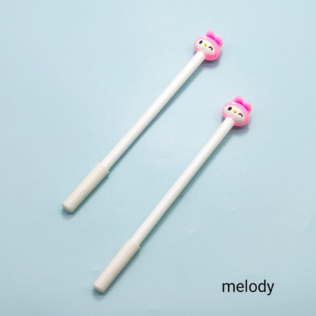 [WS] PULPEN GEL MOTIF KARAKTER  MELODY LUCU / BOLPEN GEL KARAKTER