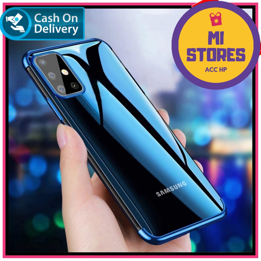 Case Samsung A51 - A71 Tpu Plating Premium Soft Case