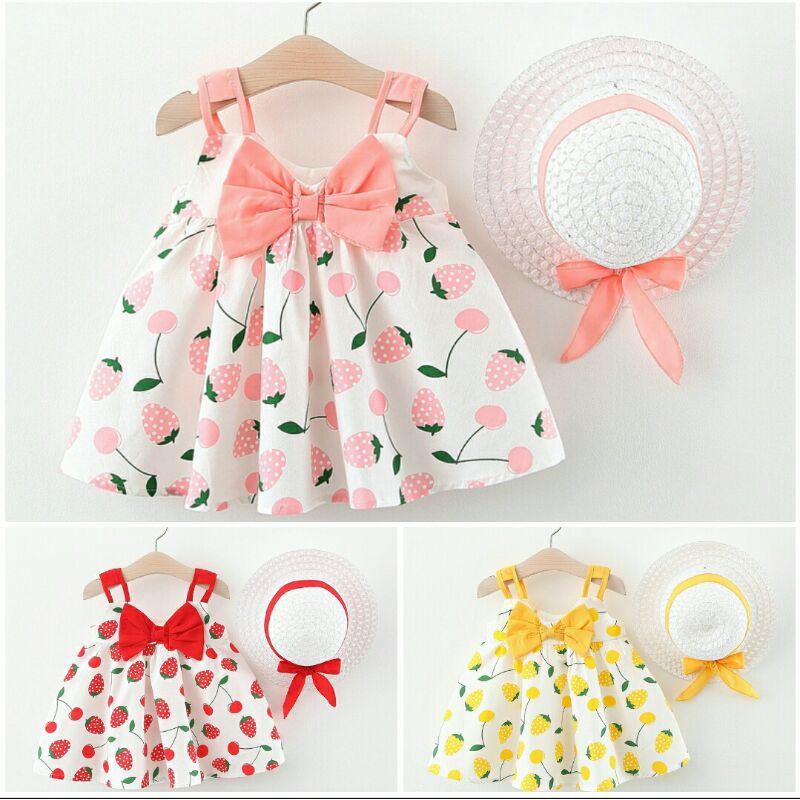 DRESS BAYI IMPORT DRESS ANAK KEKINIAN GAUN PESTA ANAK GAUN TRND KOREA SUMMER