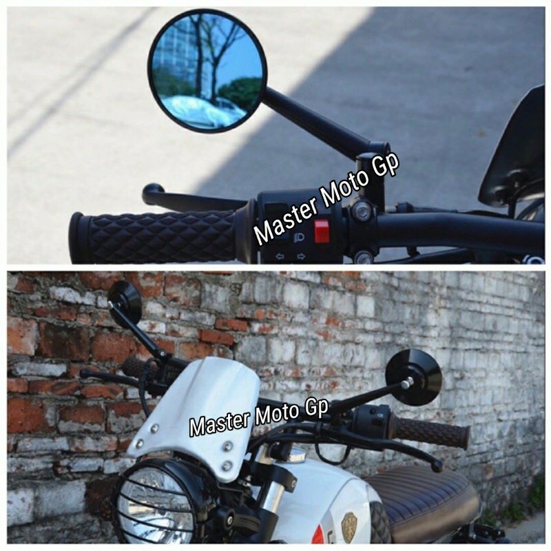 Spion Jokowi Aluminium Alloy Retro Cermin Bulat Spion classic fazzio genio lexi scoopy fino