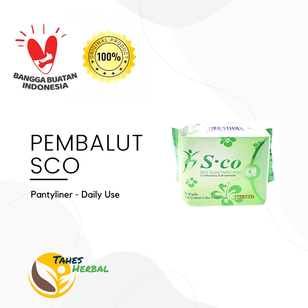 Pembalut Pantyliner Herbal SCO Murah