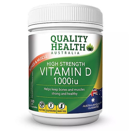Quality Health Vitamin D 1000iu - 300tabs - Asli Australi