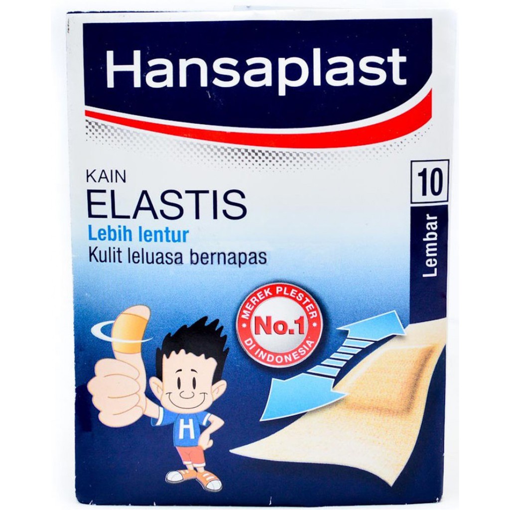 Hansaplast Kain Elastis isi 10s (Amplop atau Toples)