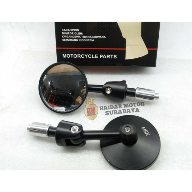 SPION JALU BULAT HITAM spion variasi bulat/spion jalu stir termurah/spion grosir surabaya