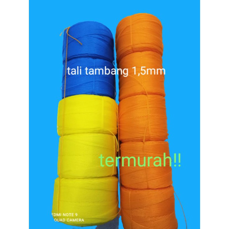 Jual Tali Tampar Tali Tambang Plastik 1,5mm Tali Tambang Tampar Tali ...