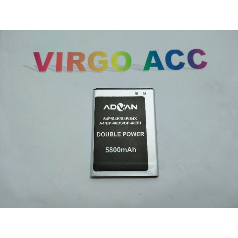 Batre Baterai Advan S4P/S4K/S4F/S4X A4/BP-40BS BP-40BH Original Battery Hp
