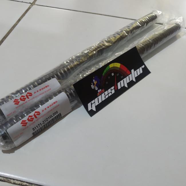 PER SHOCK DEPAN /SHOCKBREAKER SATRIA 2TAK SEPASANG ORIGINAL 