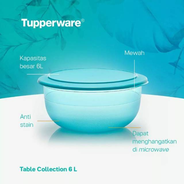 PROMO Tupperware  Table Collection 6L TOSKA wadah saji mewah