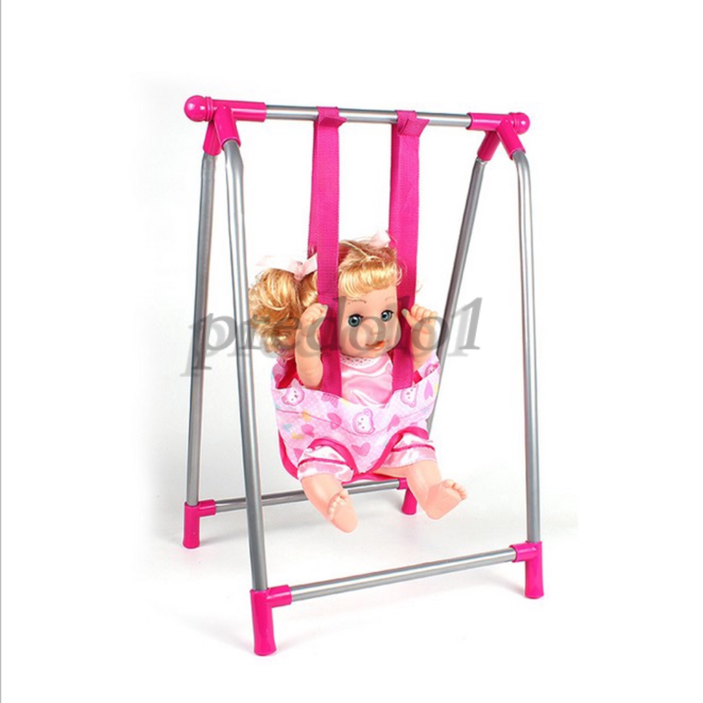 MagiDeal Baby Toddler Swing ABS Plastic Furniture for 9&quot;-12&quot; Reborn Dolls