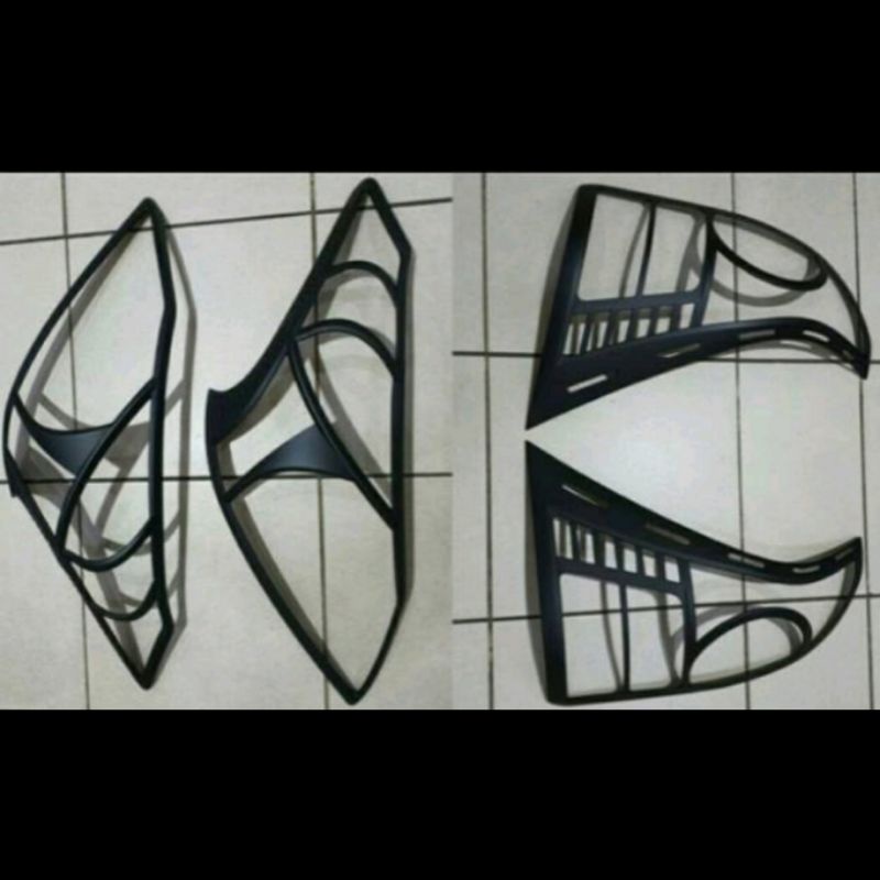 garnis lampu Toyota Avanza Xenia cover lampu Avanza 2012 2013 2014