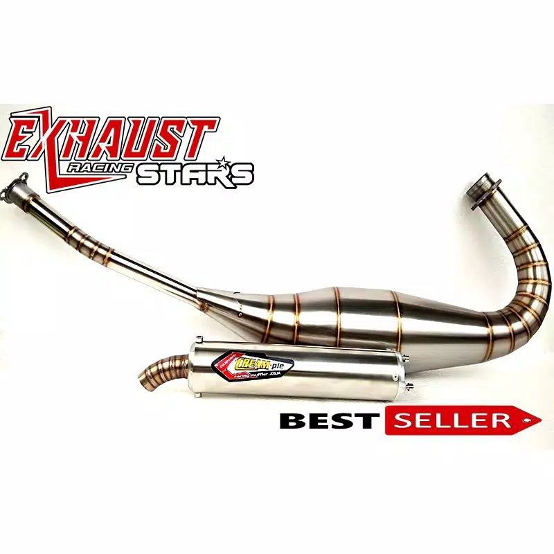 PROMO Knalpot creampy Ninja R RR SS Full Stainless SUARA GARING KEMRINCING