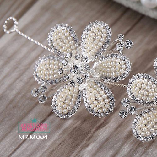 [SIAP KIRIM] TIARA WEDDING AKSESORIS RAMBUT HEADPIECE PENGANTIN MRM004