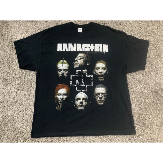 Baju Kaos Tshirt Rammstein Vintage Original
