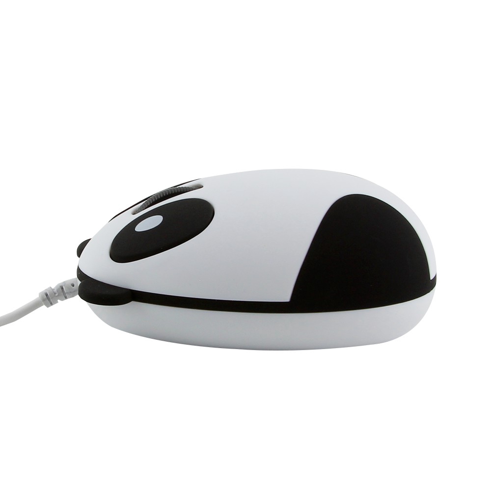 Mouse Gaming Optical 1600 Dpi Bentuk Panda 3d Dengan Kabel Usb Untuk Anak