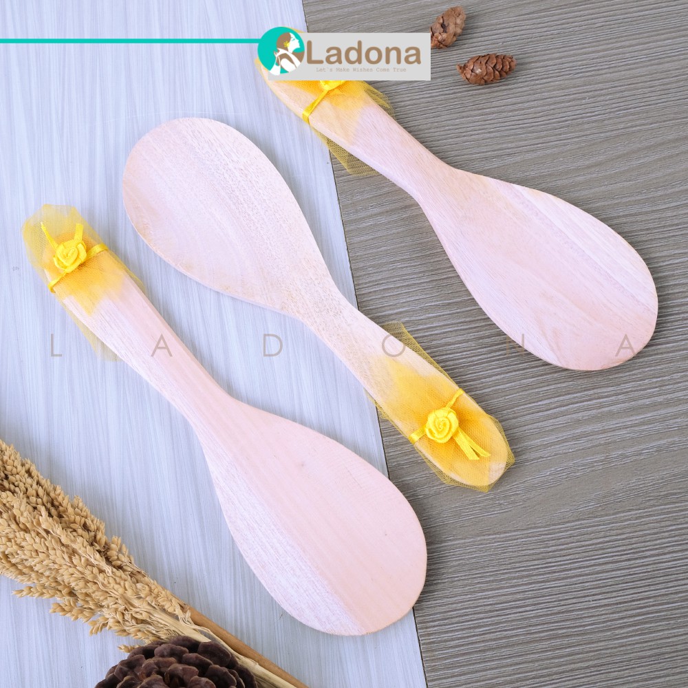 Sendok Centong Nasi Kayu Souvenir Pernikahan