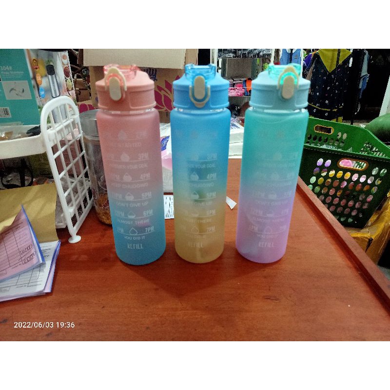 BOTOL 1LITER PELANGI/BOTOL 1LITER/BOTOL FIRAL/BOTOL MURAH