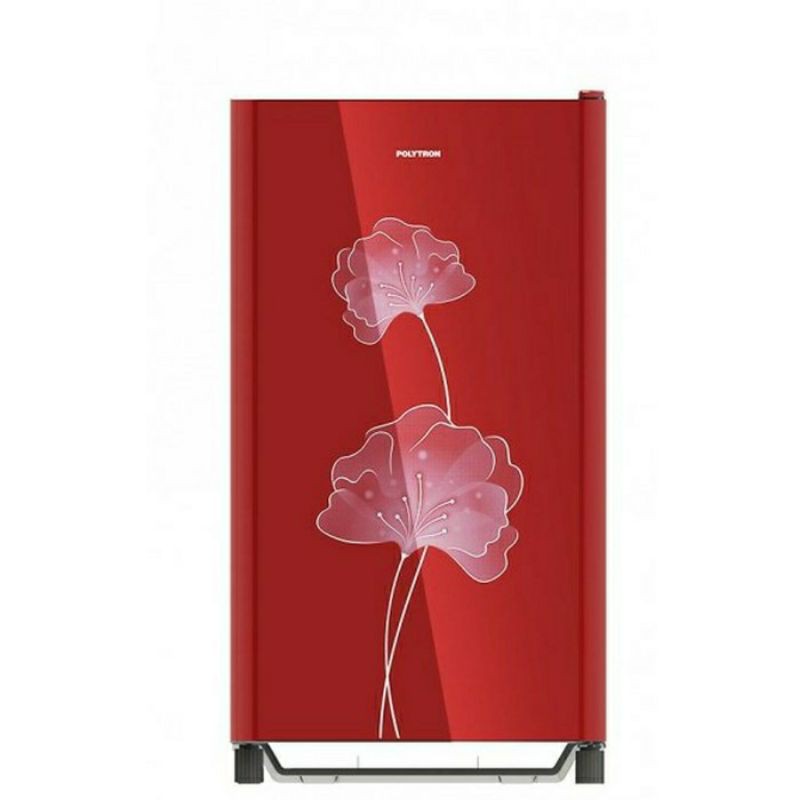 KULKAS 1 PINTU POLYTRON JUMBO FREEZER PRA 18 ANR TEMPERED GLASS ICE TWIST [180 L]