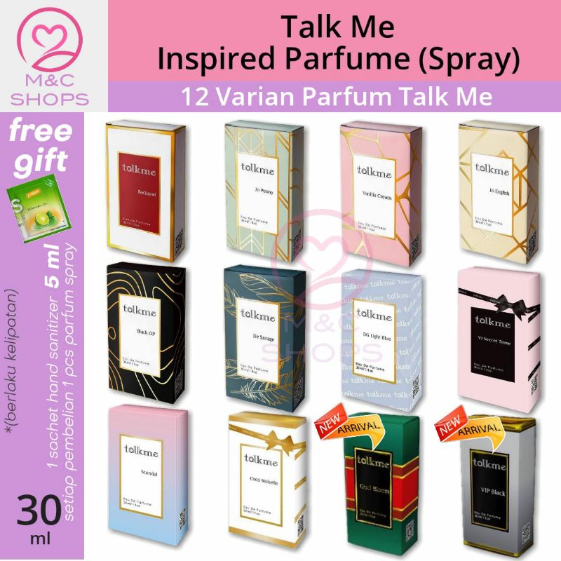 TalkMe Parfum ⭐ Parfum TalkMe ⭐ Parfum Viral ⭐ Parfum Best Seller ⭐ Parfum BPOM ⭐ TalkMe Parfum Spra