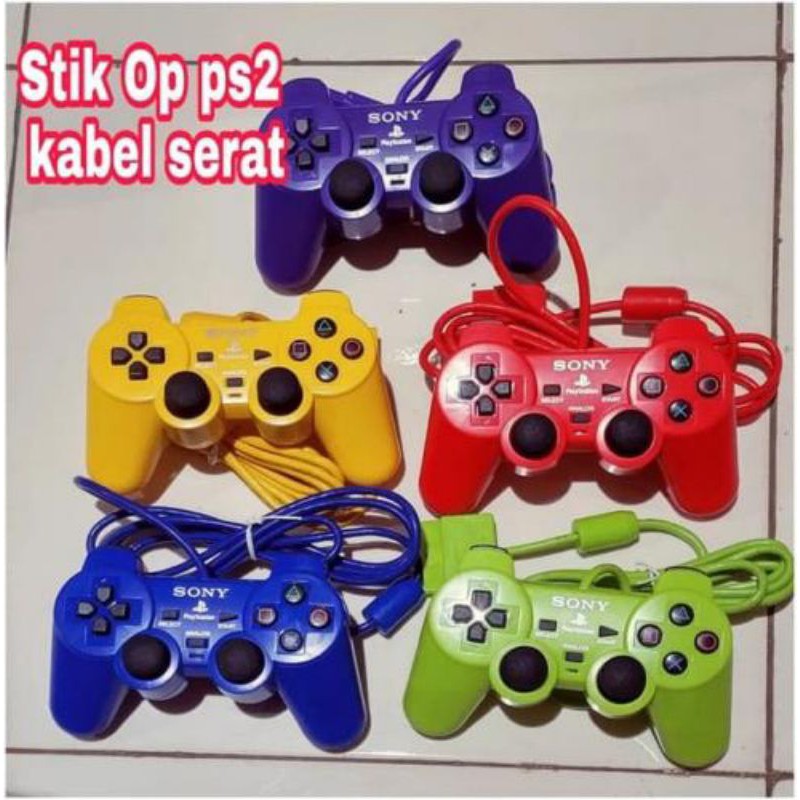 STIK GETAR WARNA PS2