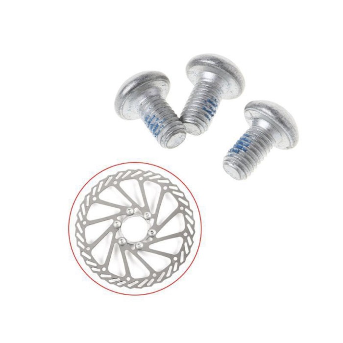 Baut Rotor Sepeda piringan discbrake cakram Bolt silver