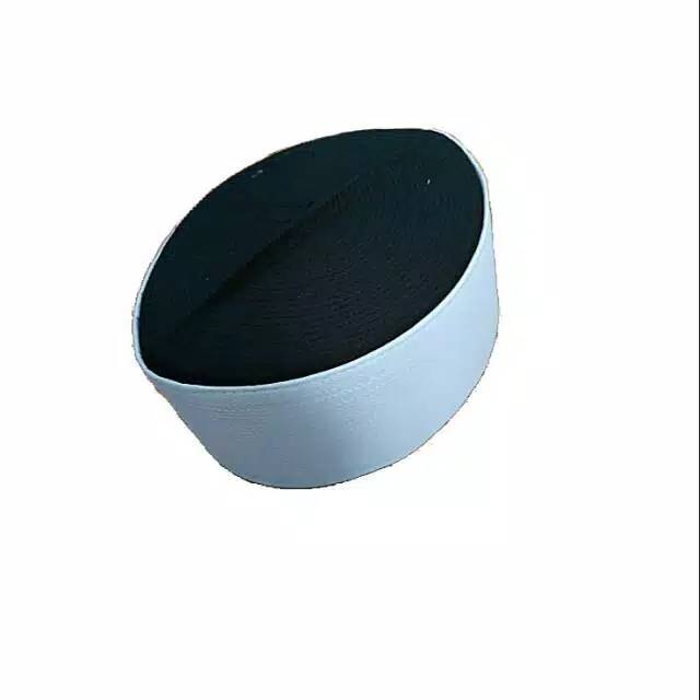Peci sagopah fiber putih hitam tinggi 10