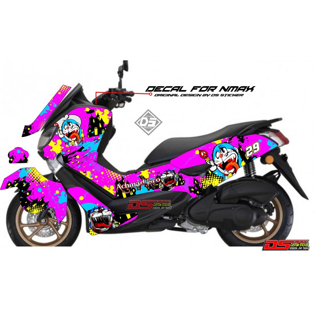 Striping Nmax Fullbody Doraemon Zombie Shopee Indonesia