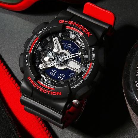 [CODECU14] [spot]Casio G-shock Satu potong GA110-100 Gshock GA110 Water Resistant ORI-BM Fullset - B