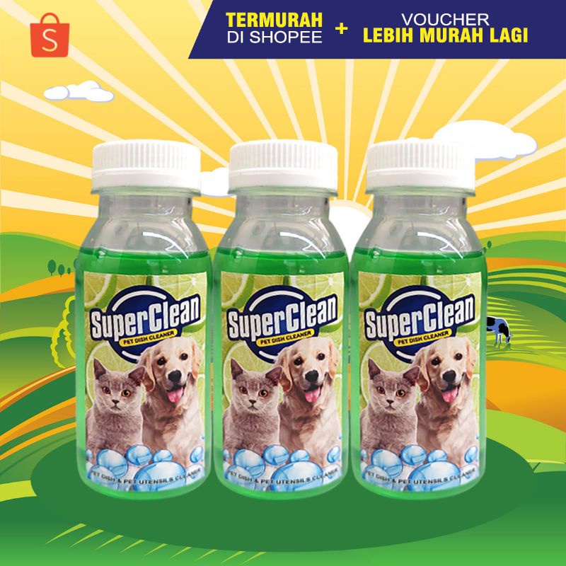 CLEAN 100 - Sabun Cuci Tempat Makan Kucing Sabun Cuci Perlengkapan Kucing Pembersih Mainan Kucing