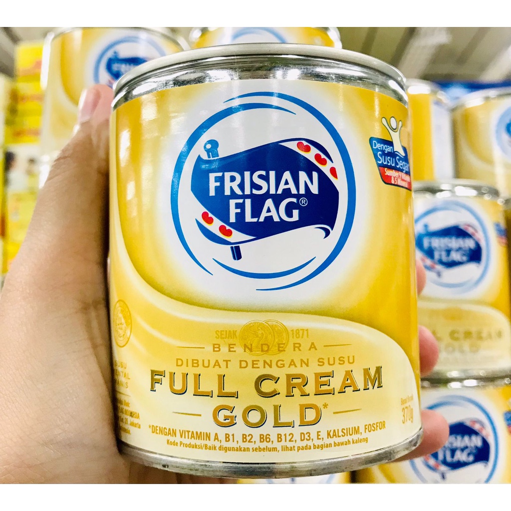 

Frisian Flag Kental Manis Putih / Cokelat / Gold Kaleng 370gr