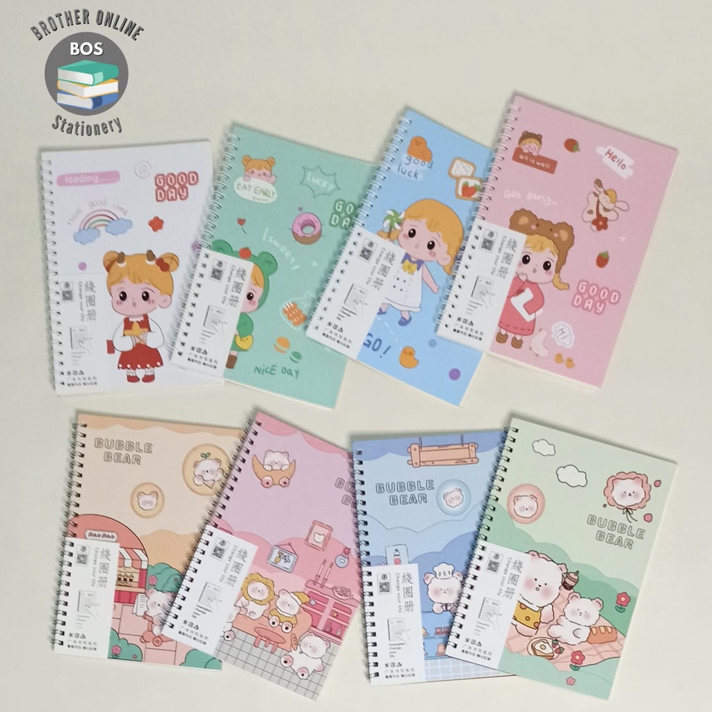 

FBI Buku Spiral A5/Buku Ring/Notebook/Diary/Planner/Buku Tulis/NotePad