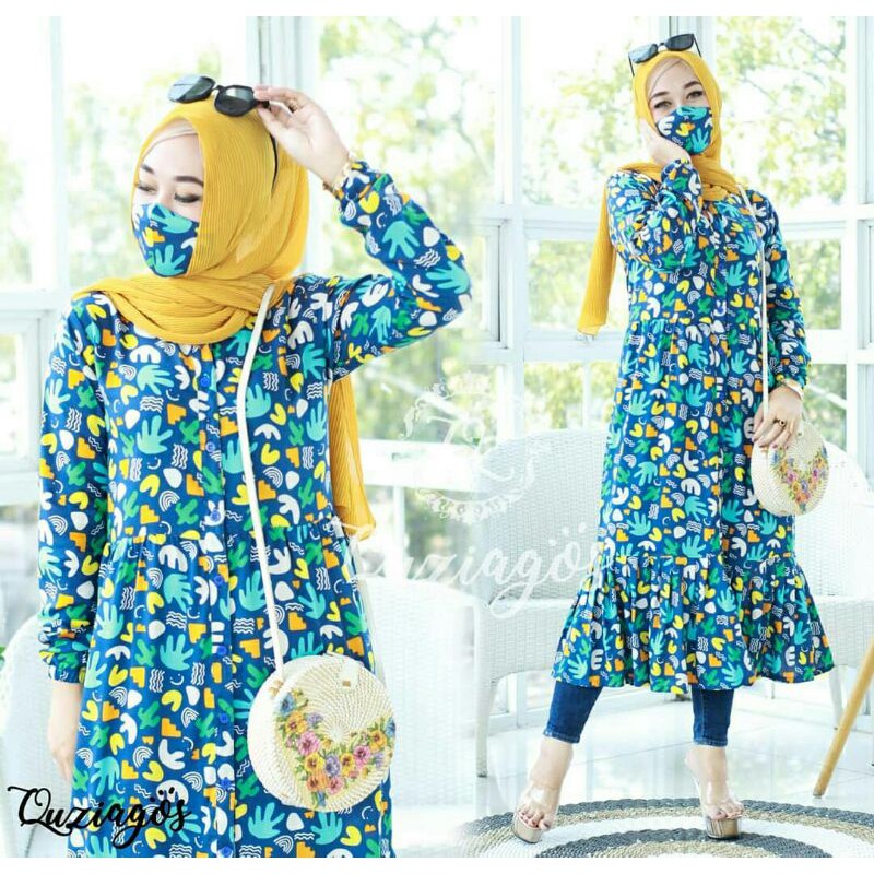 LONG TUNIK BY QUZIAGOS ORIGINAL