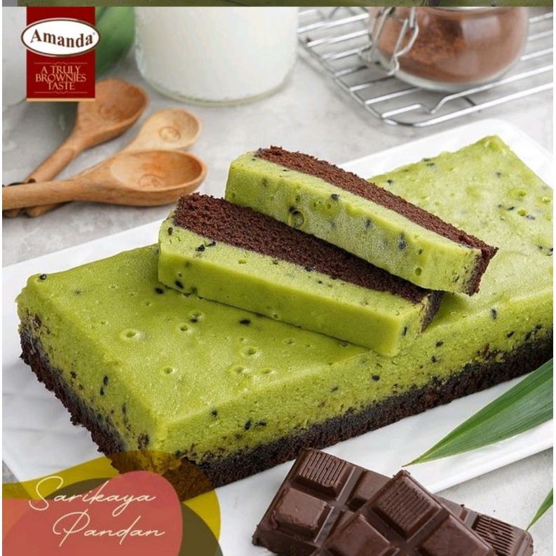 Amanda brownies sarikaya pandan