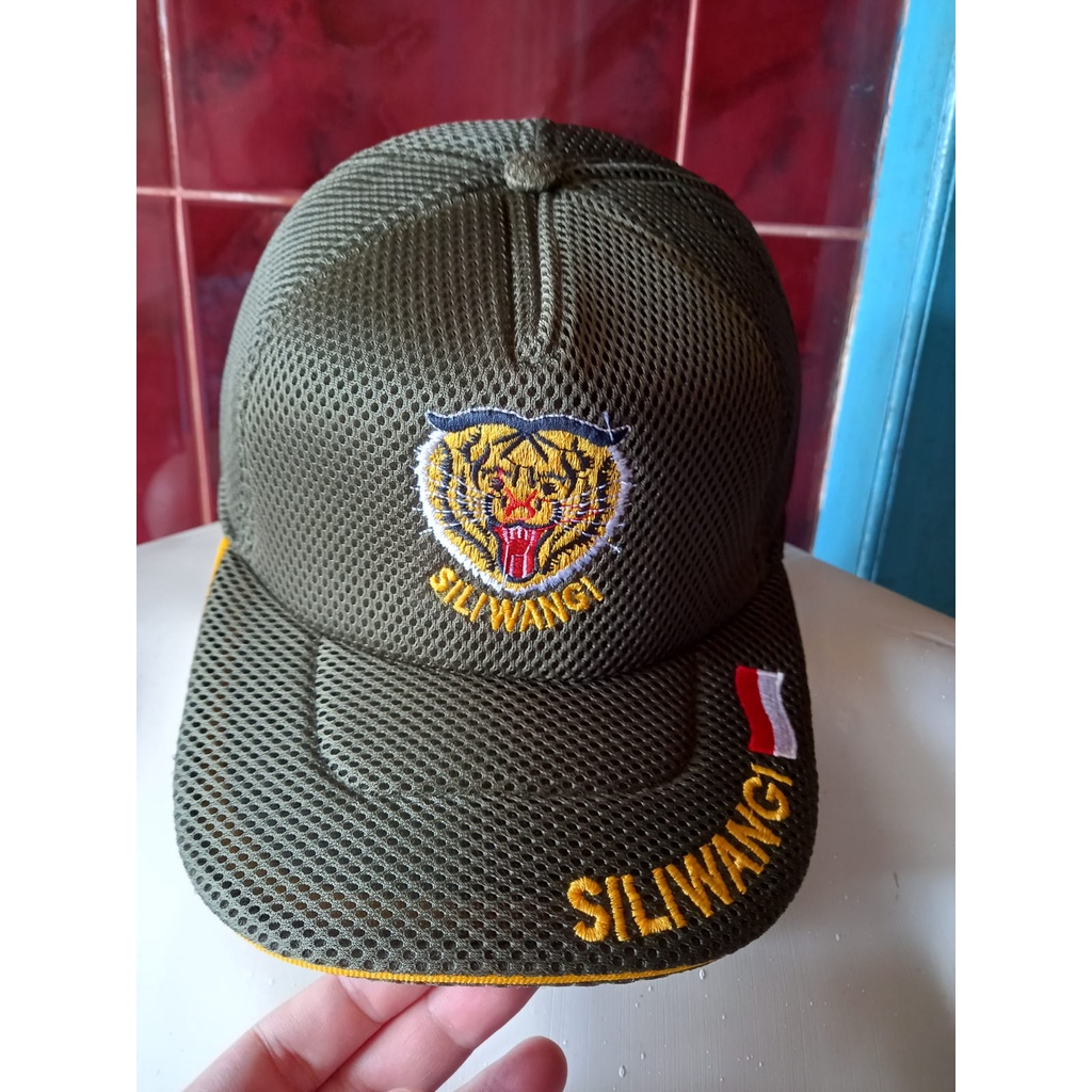 TOPI SILIWANGI HIJAU ARMY