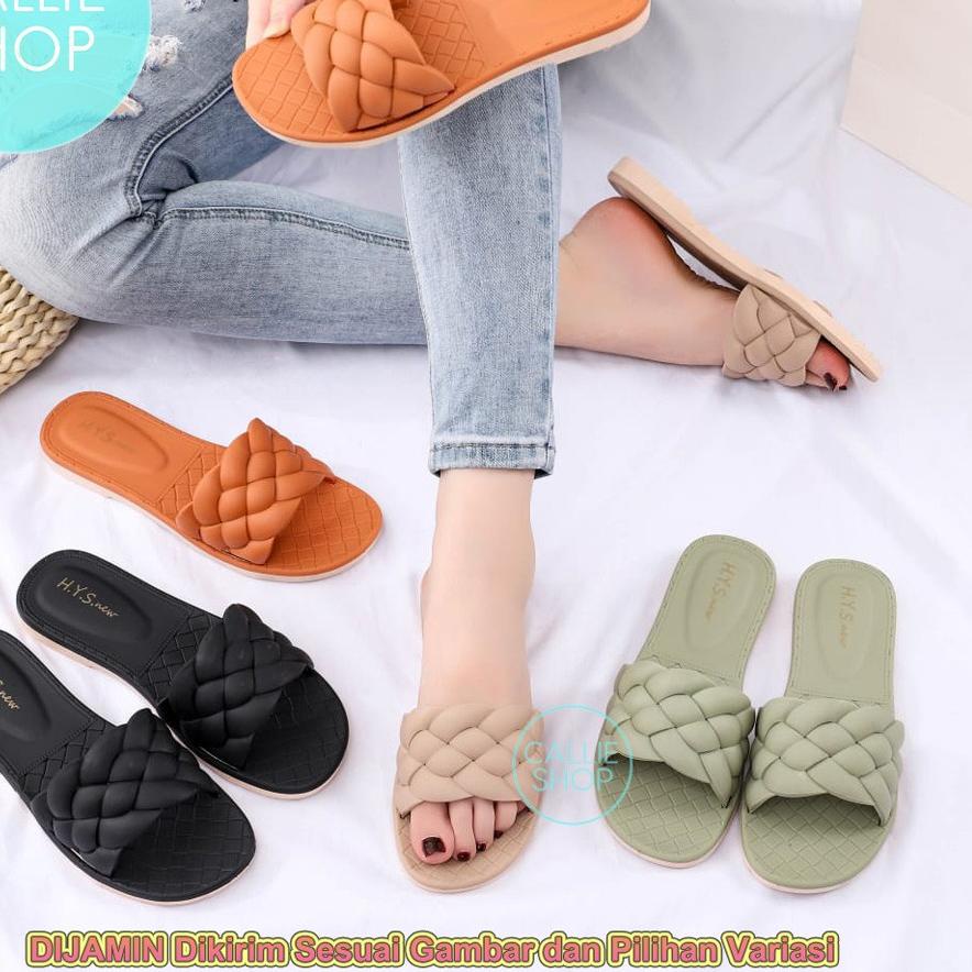 IMPORT TERBAIK Sandal Selop Wanita Jelly HYS 2063-2 2132 HYSTAMBANG ★★★
