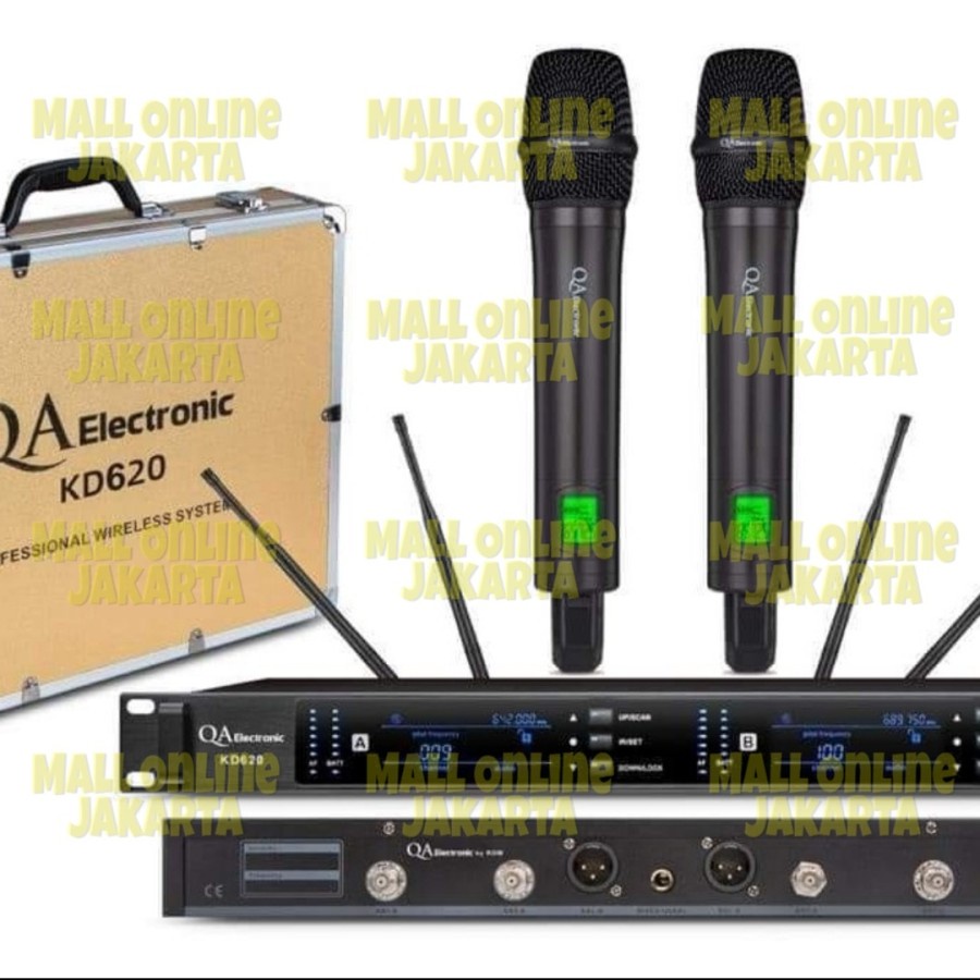 Mic wireless qa elektronik kd620 microphone qa electronik kd 620