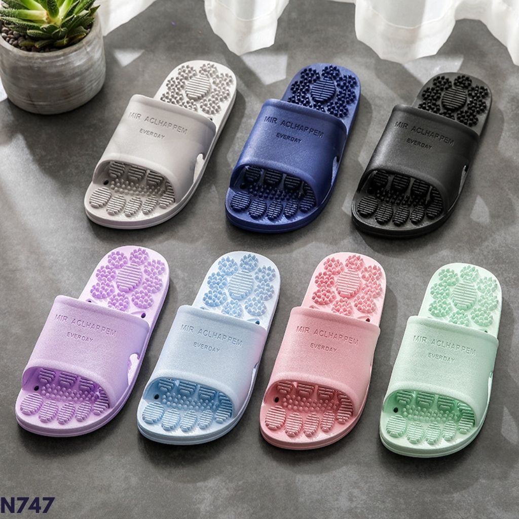 SANDAL MASSAGE TERAPI PRIA WANITA IMPORT BATAM NYAMAN ANTI SLIP N747