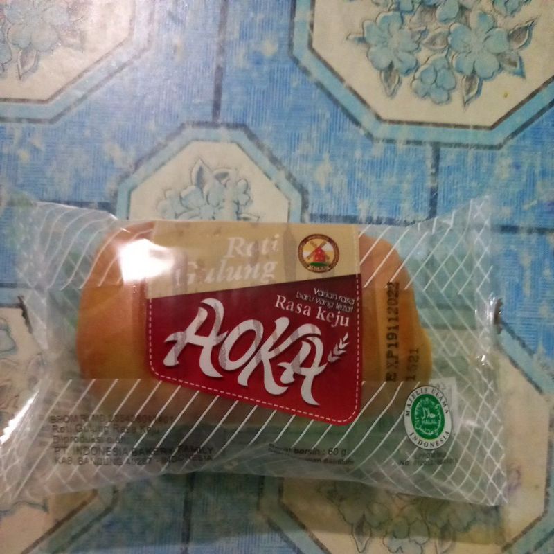 

Roti aoka gulung keju