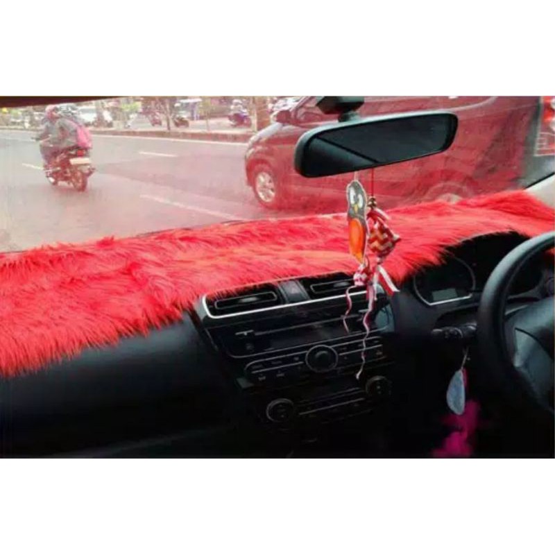 kain bulu dashboard mobil GRATIIISS tempat tissu