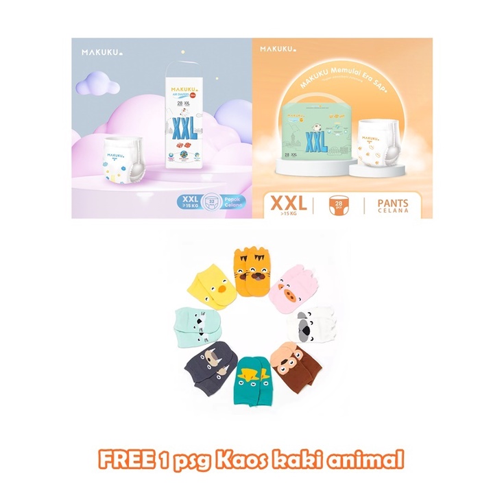 Popok Bayi Makuku Air Diapers SAP Diapers Comfort FIT | Slim Care | Dry Care