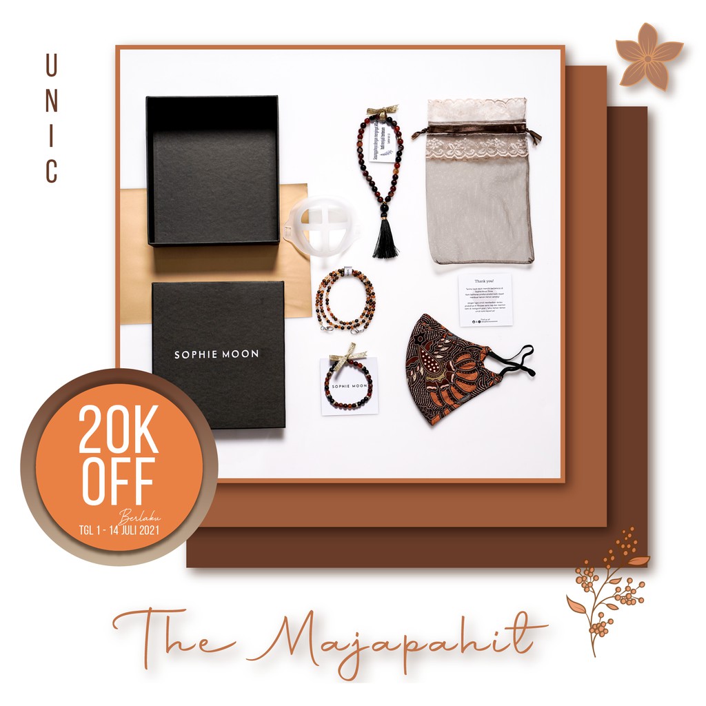 PREMIUM BATIK FACE MASK GIFT BOX / HAMPERS / KADO / PAKET MASKER BATIK HIJAB DAN NON HIJAB