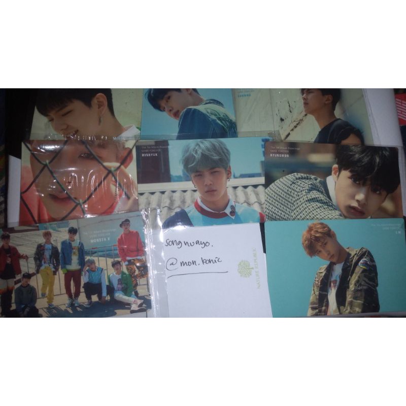 

Monsta X sticker stiker album shine forever official