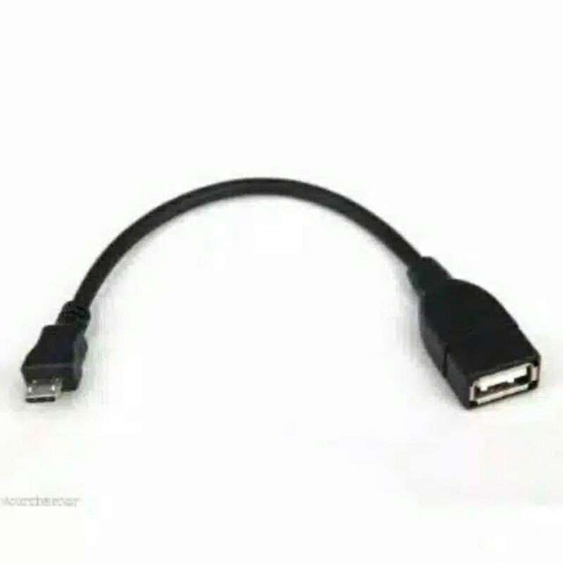 OTG Kabel Transfer Data HP ke Flasdisk, Card Reader, Kartu SD / OTG micro V8 / OTG Micro To USB