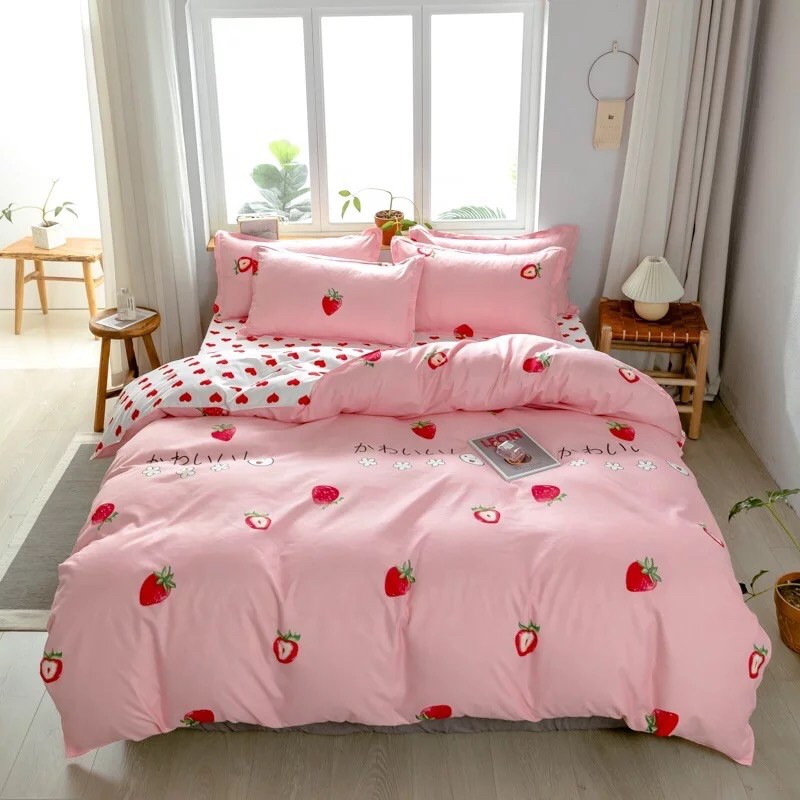 Baru Set Sprei Zara Home Sprei + 2 Sarung Bantal + Sarung Bedcover