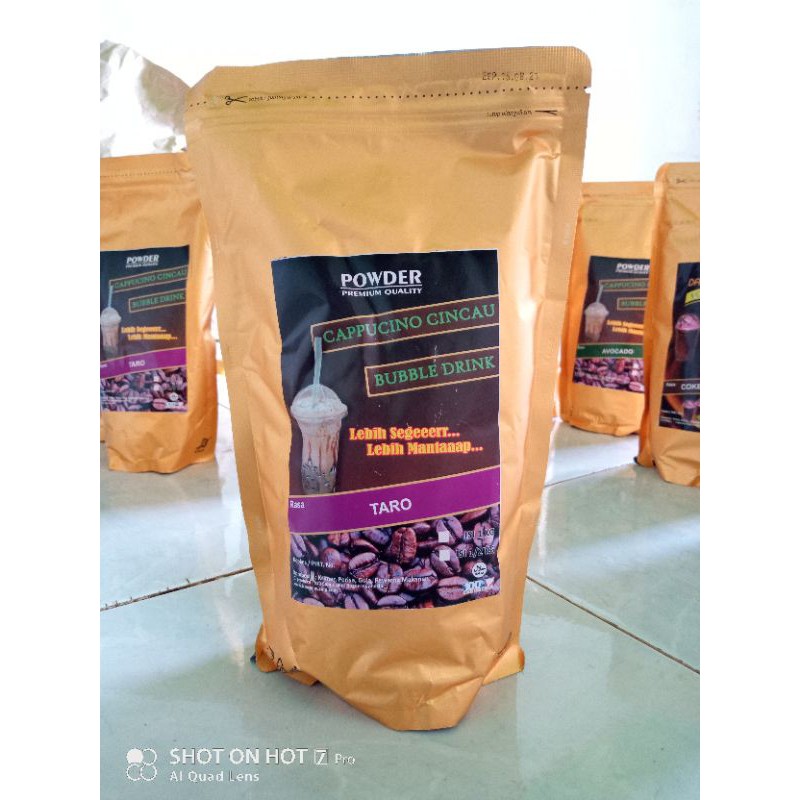 

serbuk minuman rasa taro