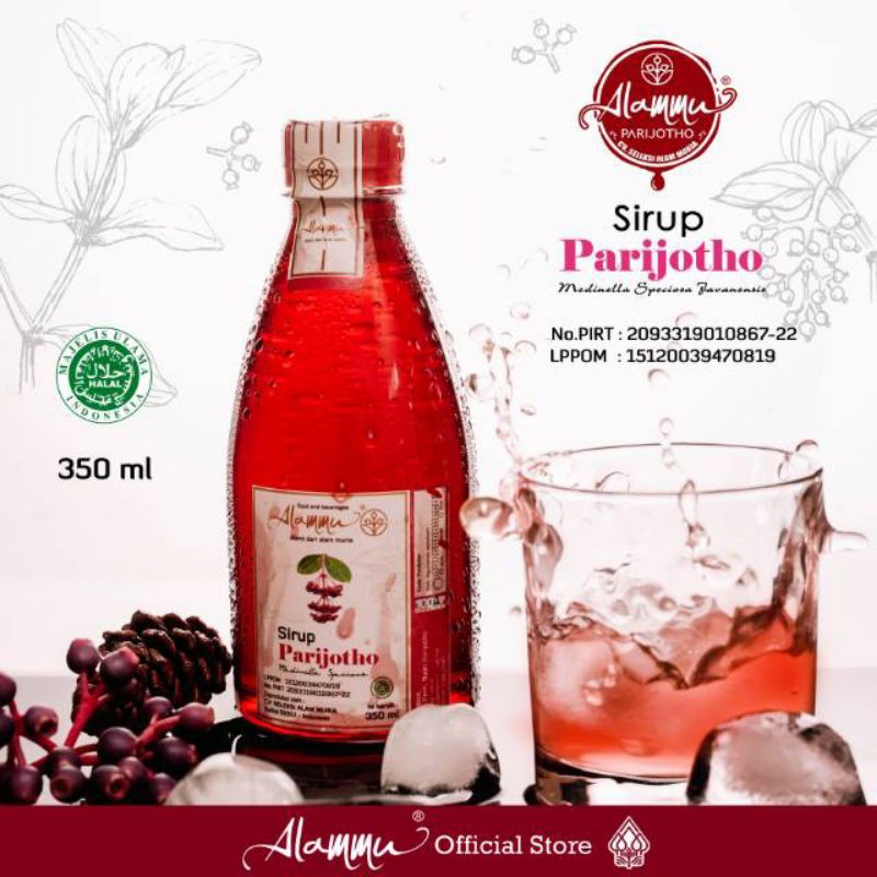 

SIRUP PARIJOTO 350 ML MERK ALAMMU PROMIL ASLI MURIA KUDUS