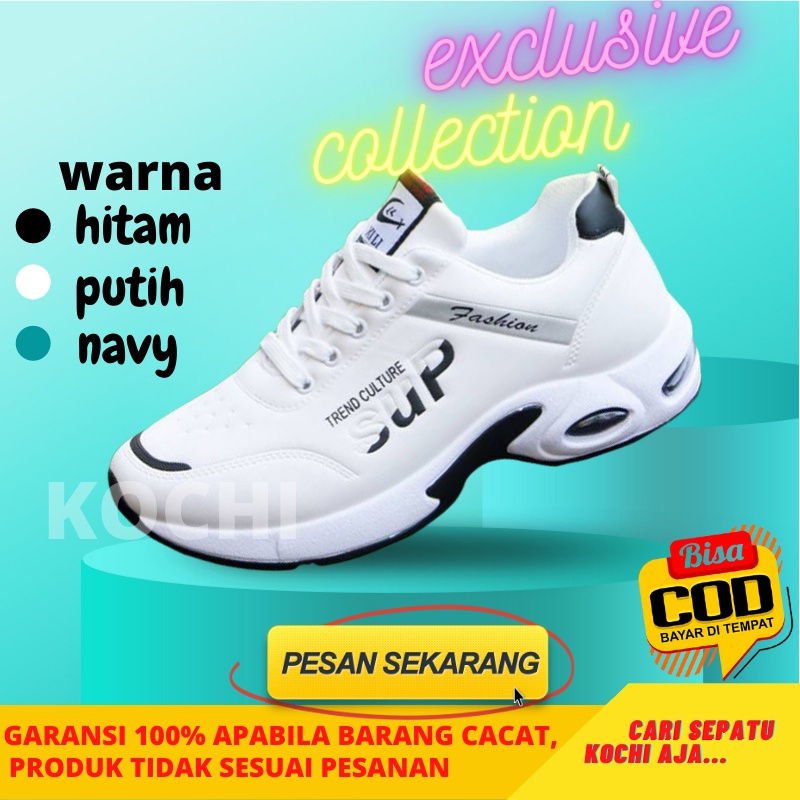 KC18 Sepatu Spatu Sneakers Sneaker Cat Ket Kets Sekolah Skolah Olahraga Running Casual Kasual Gaya F